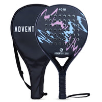 Adventure Lab Carbon Fiber Padel Racquet with EVA Memory Foam Core & Grit Face | Lightweight Professional Paddle Tennis Racket for Men & Women | Includes Carry Bag | High Control & Power Performance