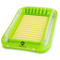 Adventure Lab Inflatable Tanning Pool Lounge Float with Removable Pillow – Large 200x135cm Suntan Pool Float for Adults, Personal Cooling Raft, UV Resistant Lounger for Pool, Beach & Summer Relaxation