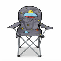 Adventure Lab Kids Folding Chair | Beach Chair with Safety Lock- Camping Chair for Boys and Girls Toddler with Cup Holder & Carry Case | Travel, camping, Lawn- for Indoor & Outdoor