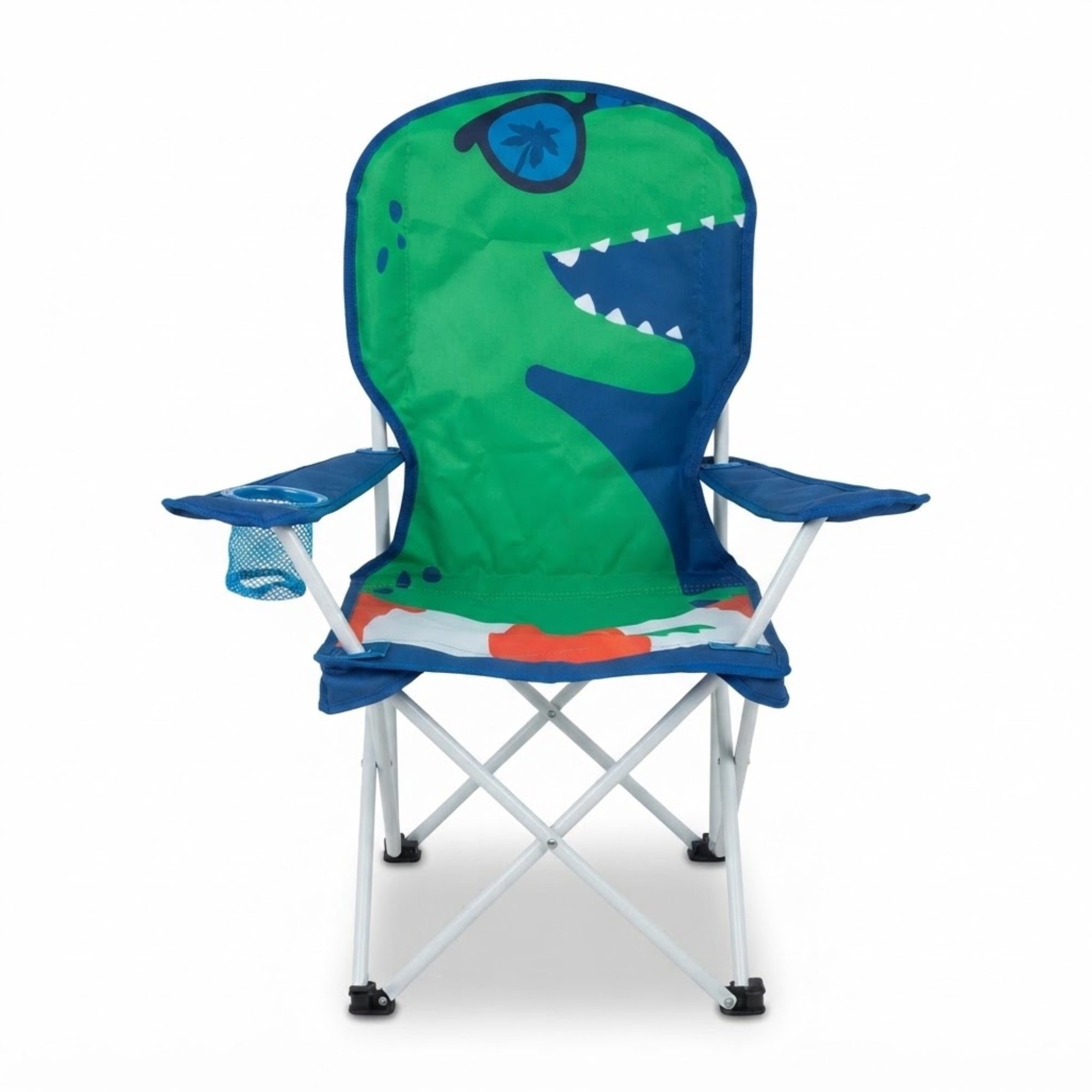 Adventure Lab Kids Folding Chair | Beach Chair with Safety Lock- Camping Chair for Boys and Girls Toddler with Cup Holder & Carry Case | Travel, camping, Lawn- for Indoor & Outdoor