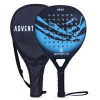 Adventure Lab Carbon Fiber Padel Racquet with EVA Memory Foam Core & Grit Face | Lightweight Professional Paddle Tennis Racket for Men & Women | Includes Carry Bag | High Control & Power Performance